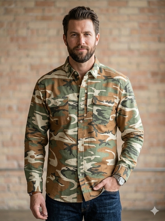 Poncho Other - NWT Poncho Outdoors The Deep Search Performance Fishing Shirt - Camo - XL